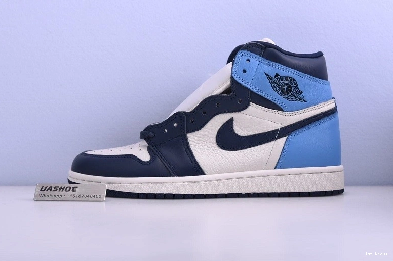 UNC 555088-140 1 Leather Jordan Retro High  0306